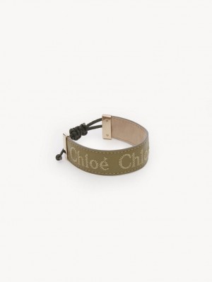 Chloe Woody Bracelets LICHEN GREEN | CHE-SR14431