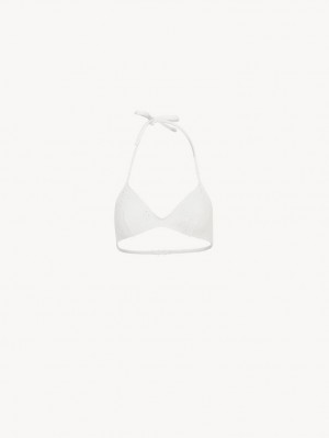 Chloe X Eres Papuasia Triangle Beachwear Iconic Milk | CHE-SR14122