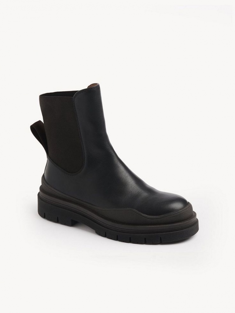 Chloe Alli Ankle Boots Black | CHE-SR14879