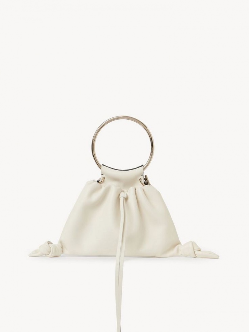 Chloe Arlène Clutches White - Black 1 | CHE-SR13748