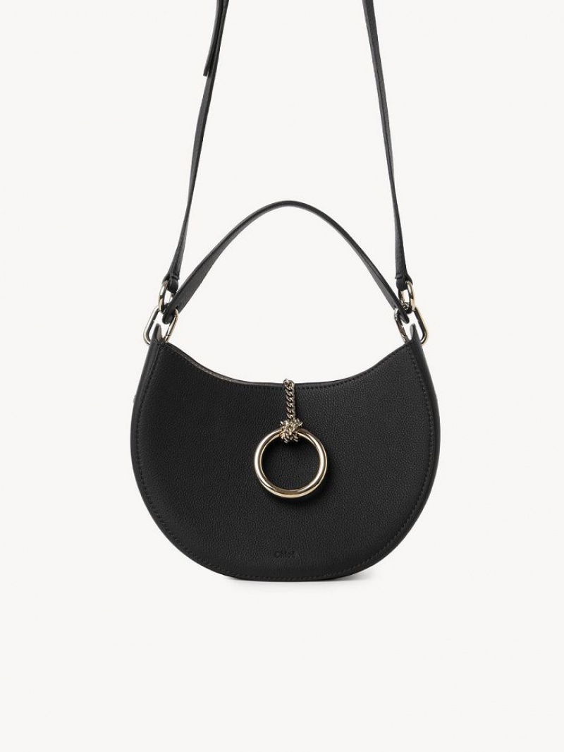 Chloe Arlène Small Hobo Crossbody Bags Black | CHE-SR13605