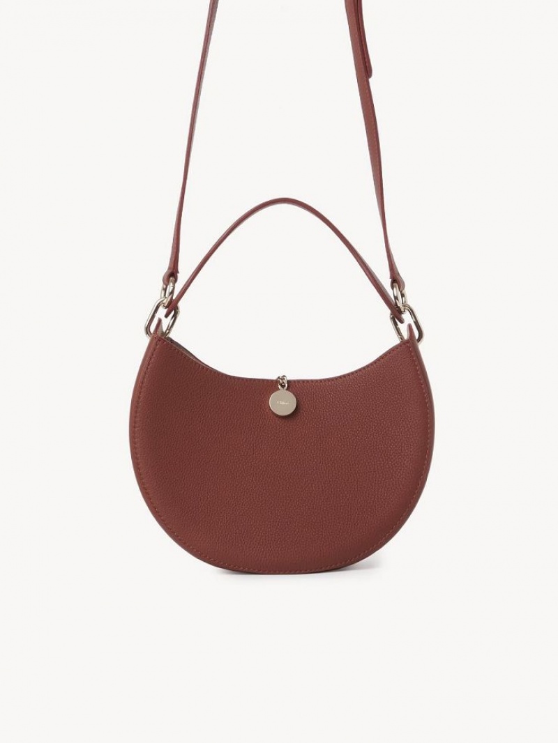 Chloe Arlène Small Hobo Crossbody Bags Sepia Brown | CHE-SR13604