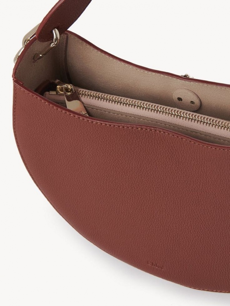 Chloe Arlène Small Hobo Crossbody Bags Sepia Brown | CHE-SR13604