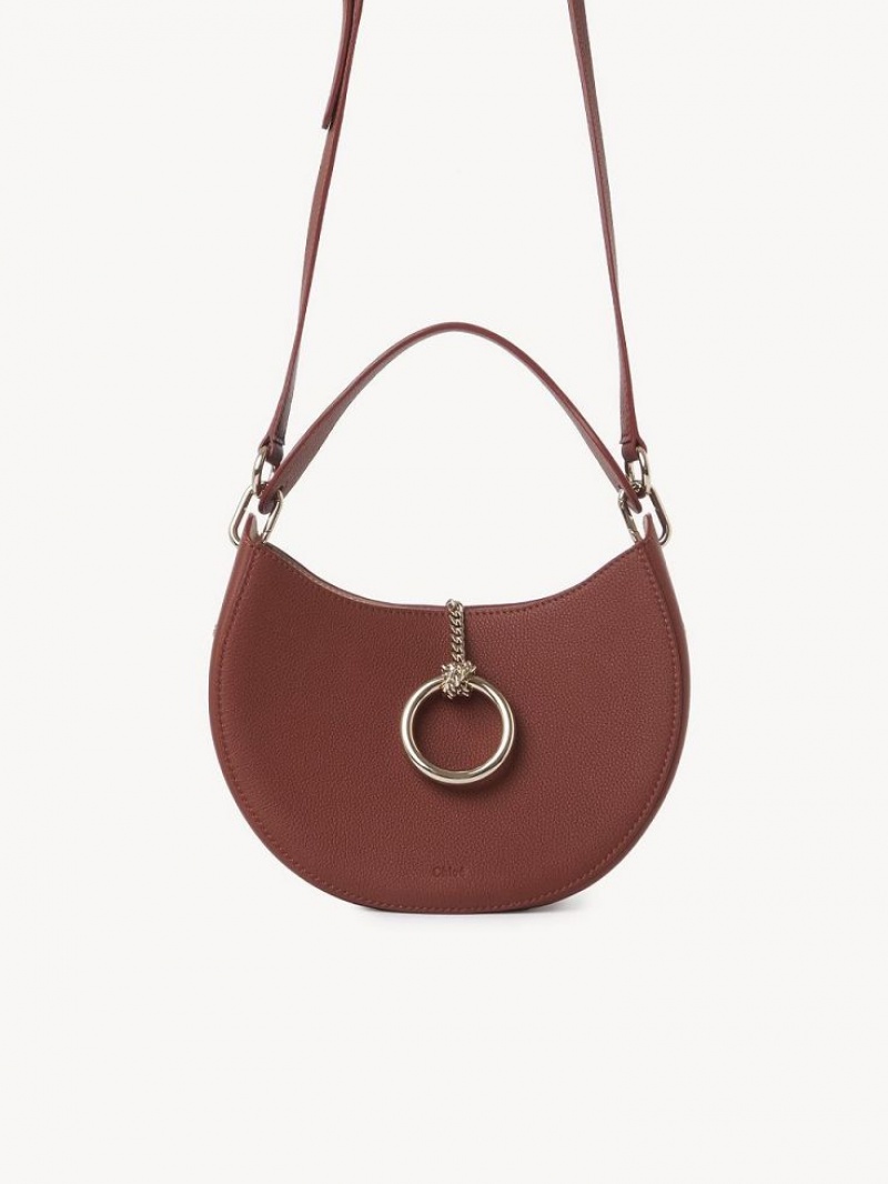 Chloe Arlène Small Hobo Crossbody Bags Sepia Brown | CHE-SR13604