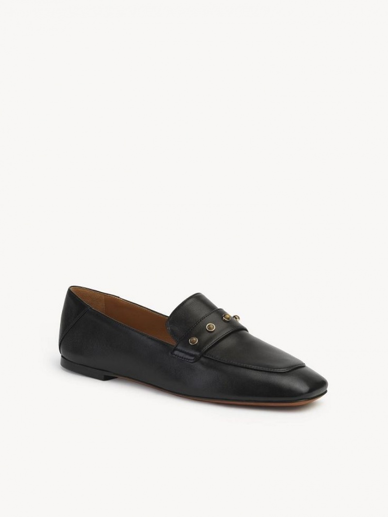 Chloe Aurna Low-heel Loafer Black | CHE-SR14246