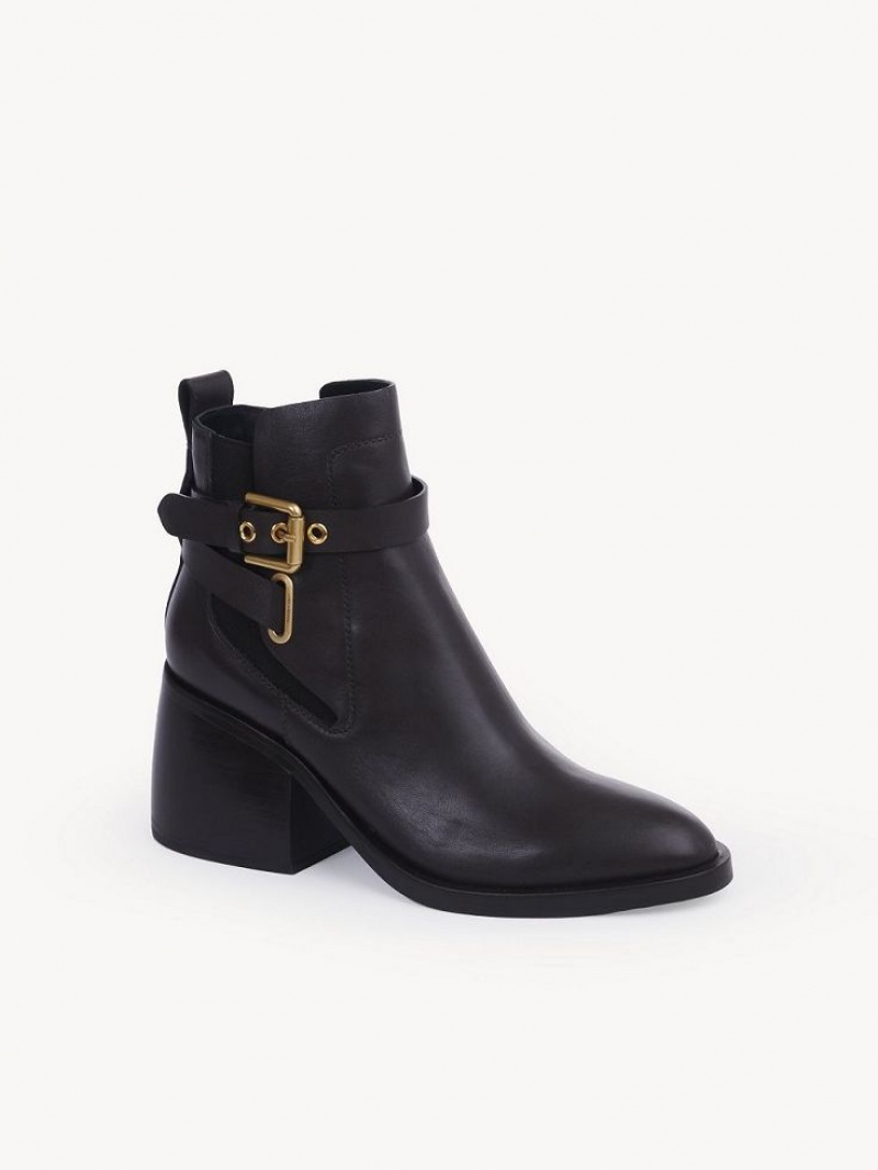 Chloe Averi Ankle Boots KOC - TESTA DI MORO | CHE-SR14870