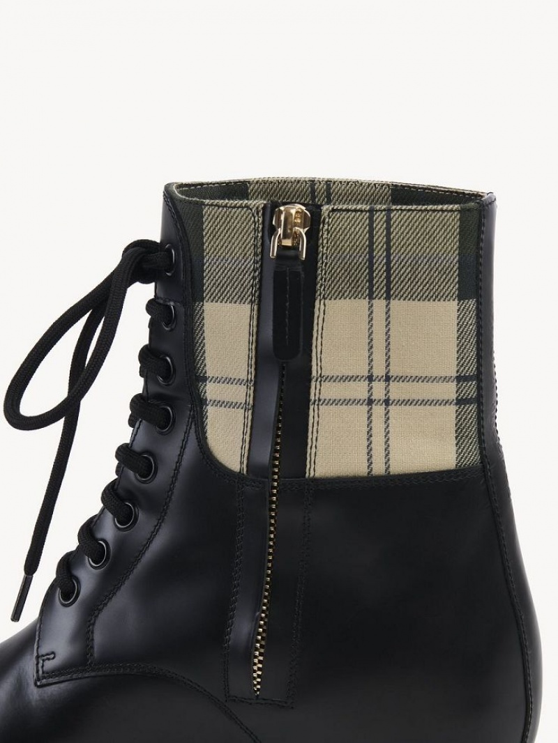 Chloe Barbour For Ankle Boots Black | CHE-SR14208