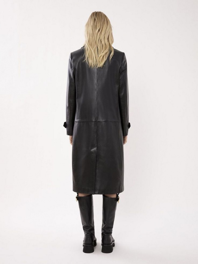 Chloe Below-the-knee Coats Black | CHE-SR13822