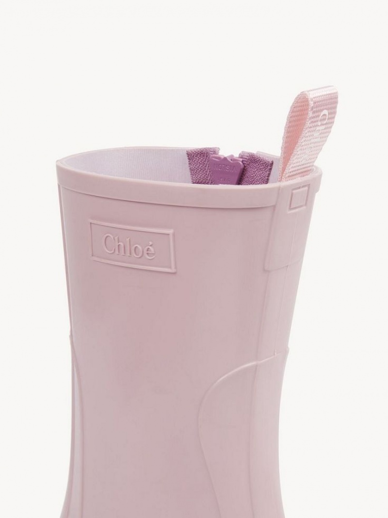 Chloe Betty Rain Boots PINKY PURPLE | CHE-SR14196