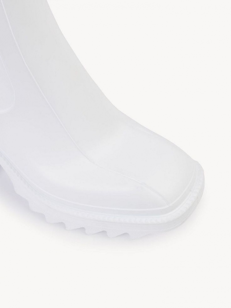 Chloe Betty Rain Boots White | CHE-SR14215