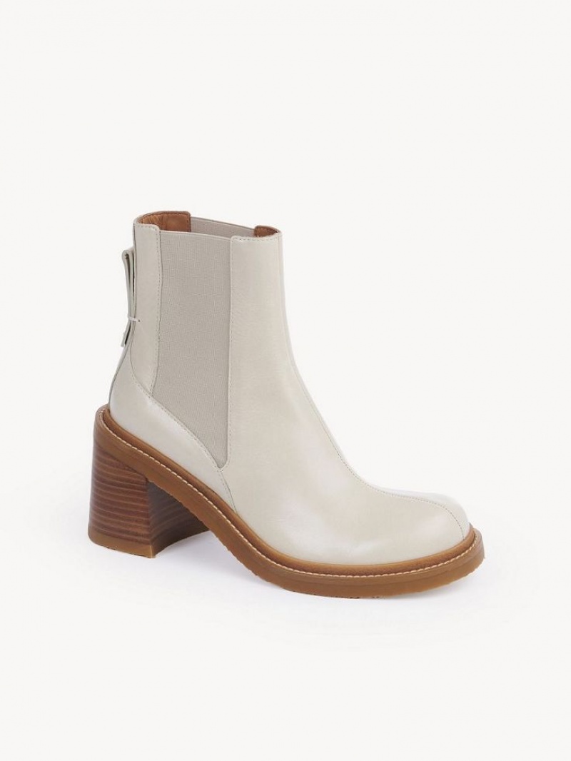 Chloe Bonni Heeled Chelsea Boots GESSO | CHE-SR14865