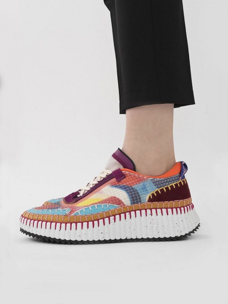 Chloe Caroline Denervaud For Nama Sneakers Multicolor Red 1 | CHE-SR14194