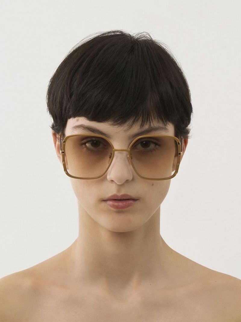 Chloe Celeste Sunglasses GOLD / OCHRE | CHE-SR14527