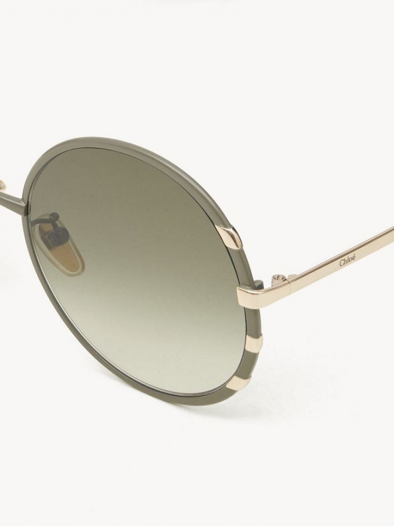 Chloe Celeste Sunglasses Gold / Khaki | CHE-SR14530