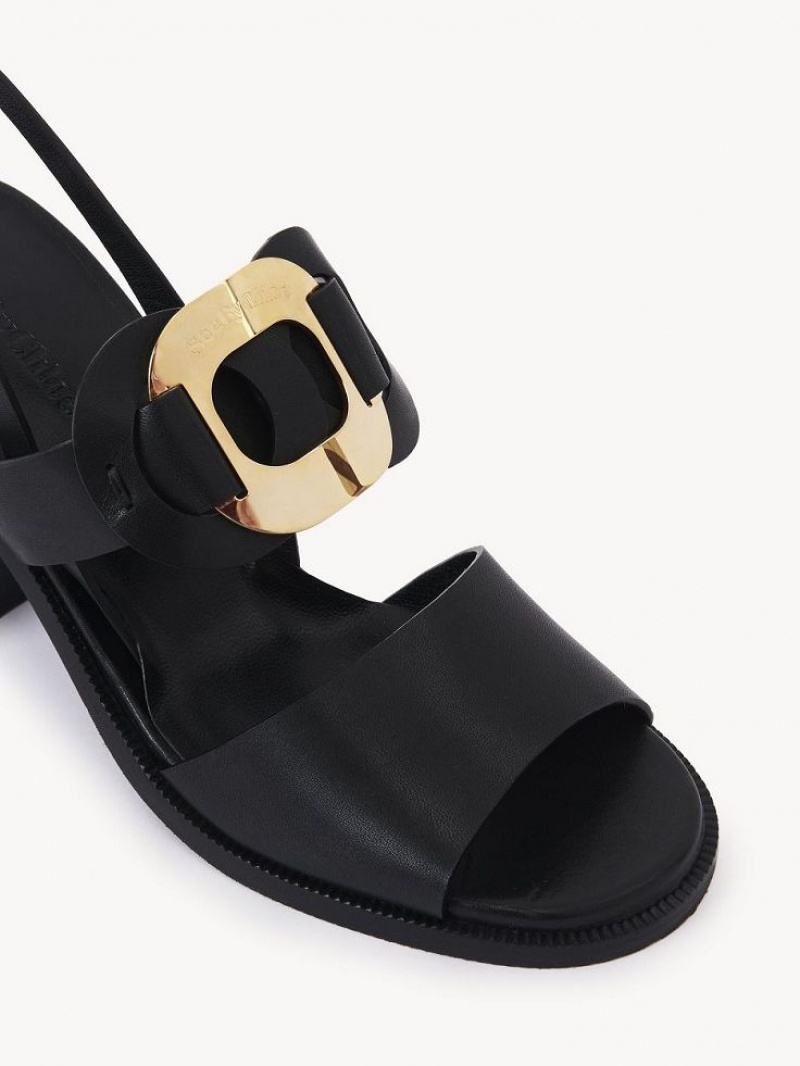 Chloe Chany High-heel Sandals Black | CHE-SR14834