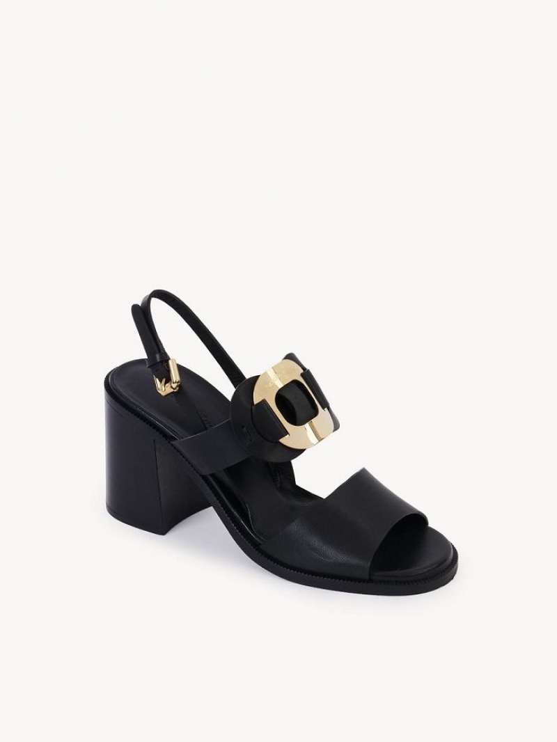 Chloe Chany High-heel Sandals Black | CHE-SR14834