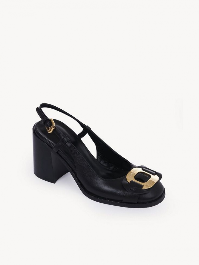 Chloe Chany Sandals Black | CHE-SR14799