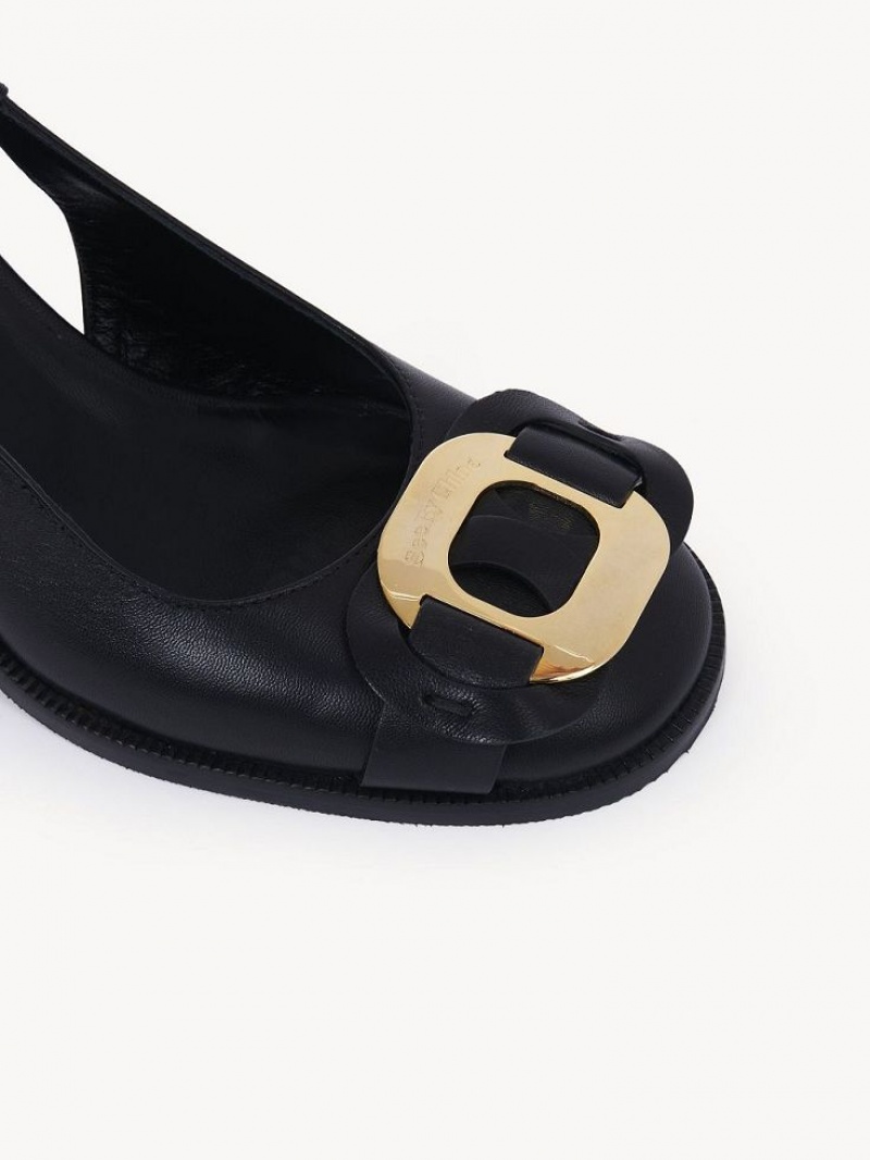 Chloe Chany Sandals Black | CHE-SR14799