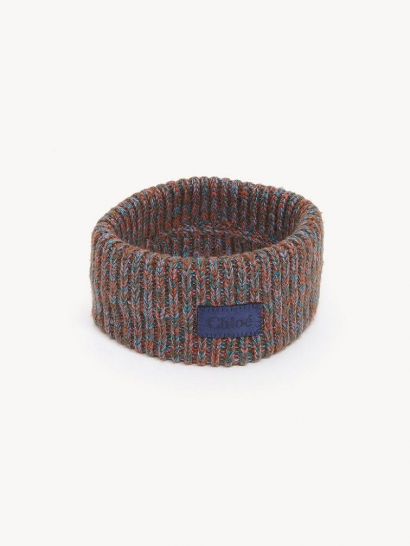 Chloe Chunky Knitted Headband Hats MULTICOLOR BLUE 1 | CHE-SR14490