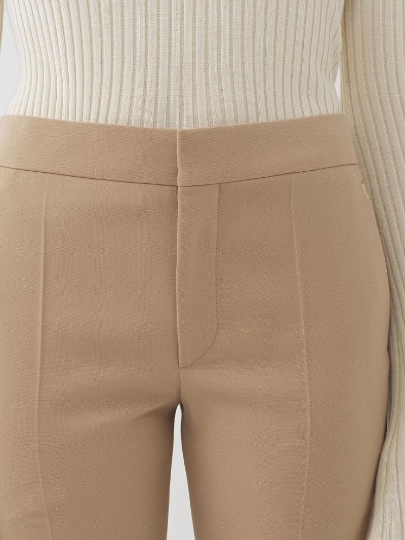 Chloe Cropped Pants SOFT TAN | CHE-SR14000