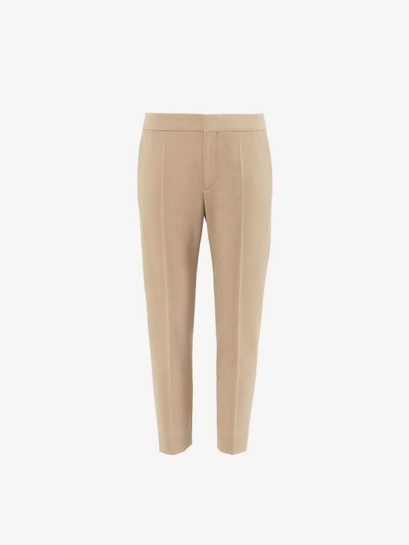 Chloe Cropped Pants SOFT TAN | CHE-SR14000