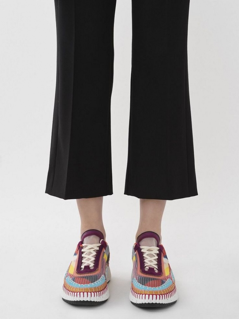 Chloe Cropped Sailor Pants Black | CHE-SR13994