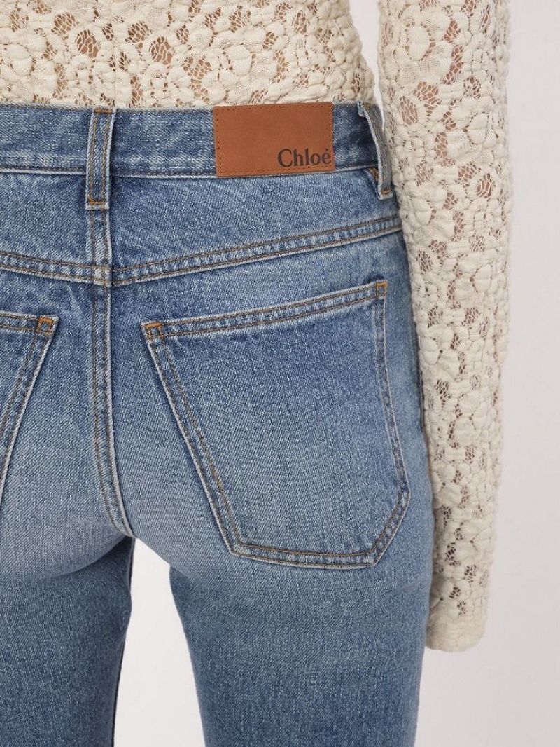 Chloe Cropped Straight Jeans FOGGY BLUE | CHE-SR14017