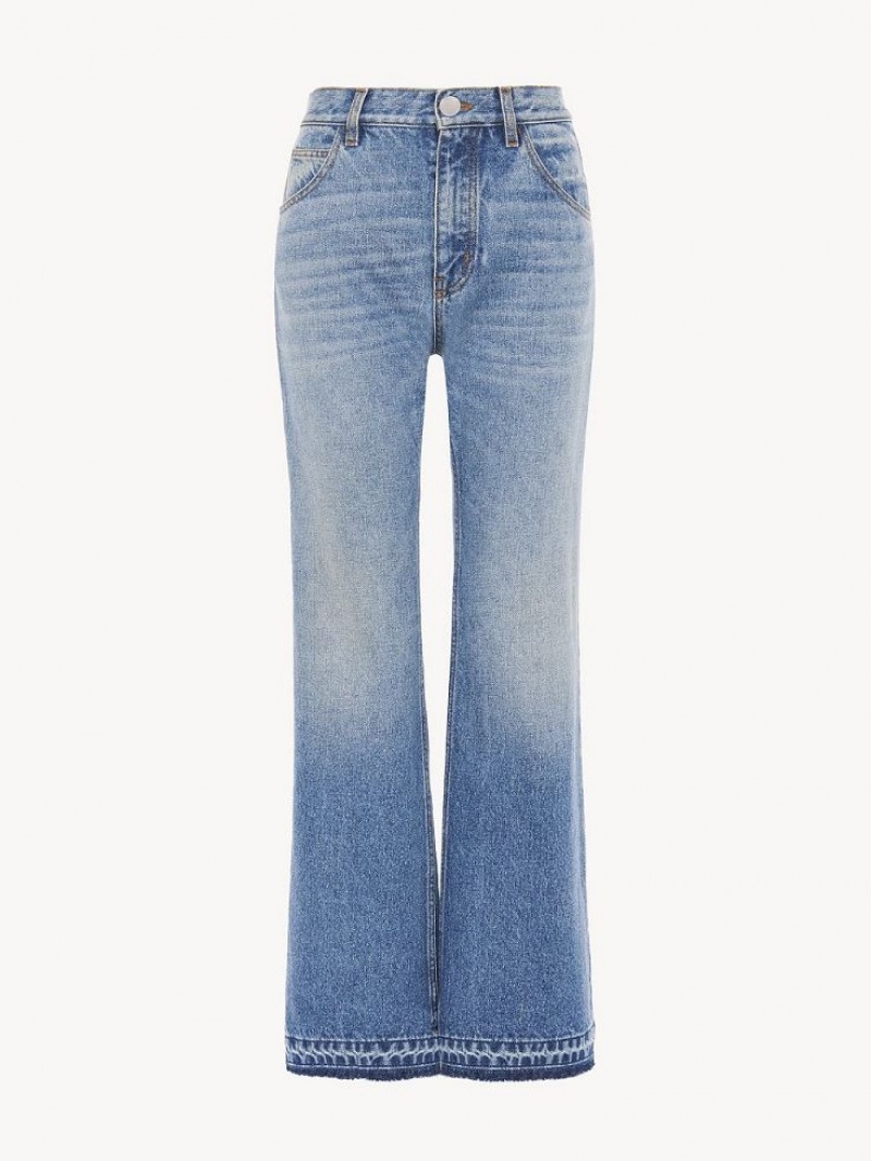 Chloe Cropped Straight Jeans FOGGY BLUE | CHE-SR14017