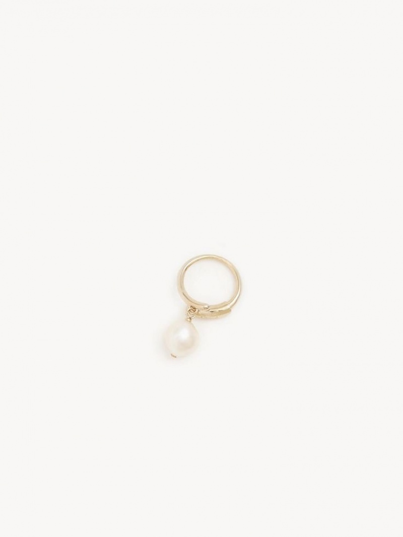 Chloe Darcey Baroque Rings Pearl | CHE-SR14392