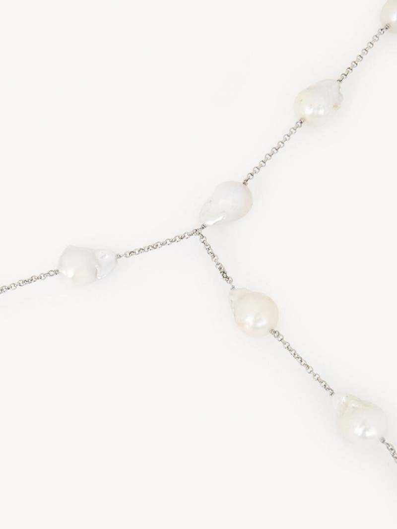 Chloe Darcey Body Chain Necklaces Pearl | CHE-SR14454