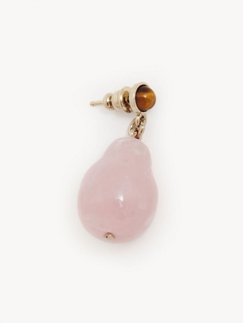 Chloe Darcey Earrings PINK - BROWN 1 | CHE-SR14414