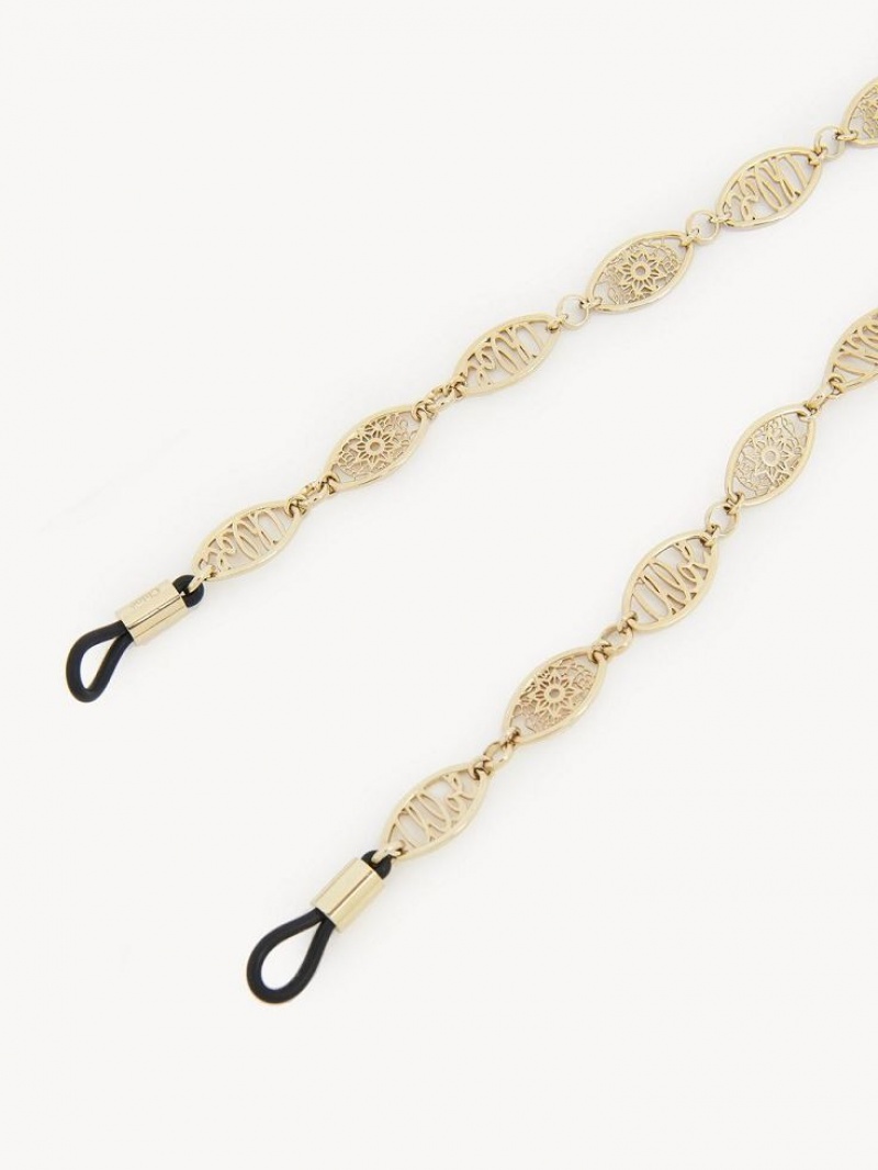 Chloe Darcey Lace Eyew Chain Earrings GOLD COLOR | CHE-SR14433