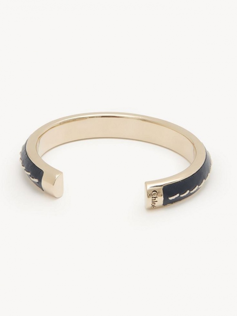 Chloe Edith Cuff Bracelets Iconic Navy | CHE-SR14395