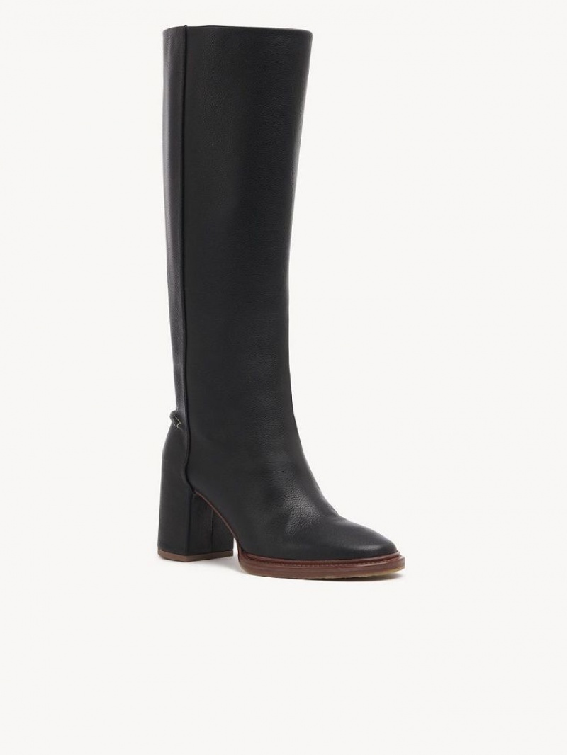 Chloe Edith High Boots Black | CHE-SR14207