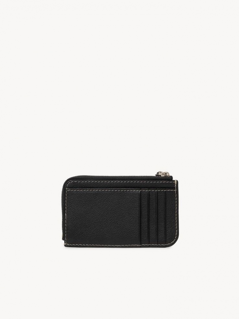 Chloe Edith Small Coin Purses Black | CHE-SR14313