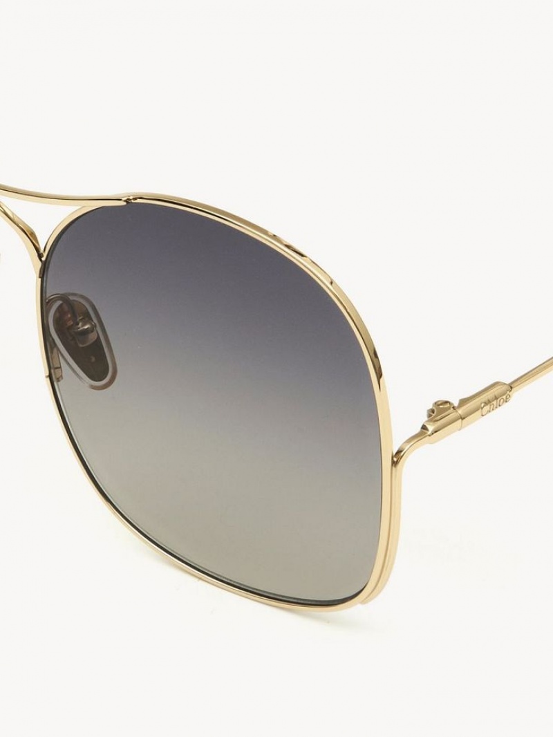 Chloe Elys Sunglasses GOLD/GRADIENT GREY | CHE-SR14512