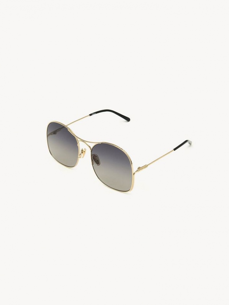 Chloe Elys Sunglasses GOLD/GRADIENT GREY | CHE-SR14512