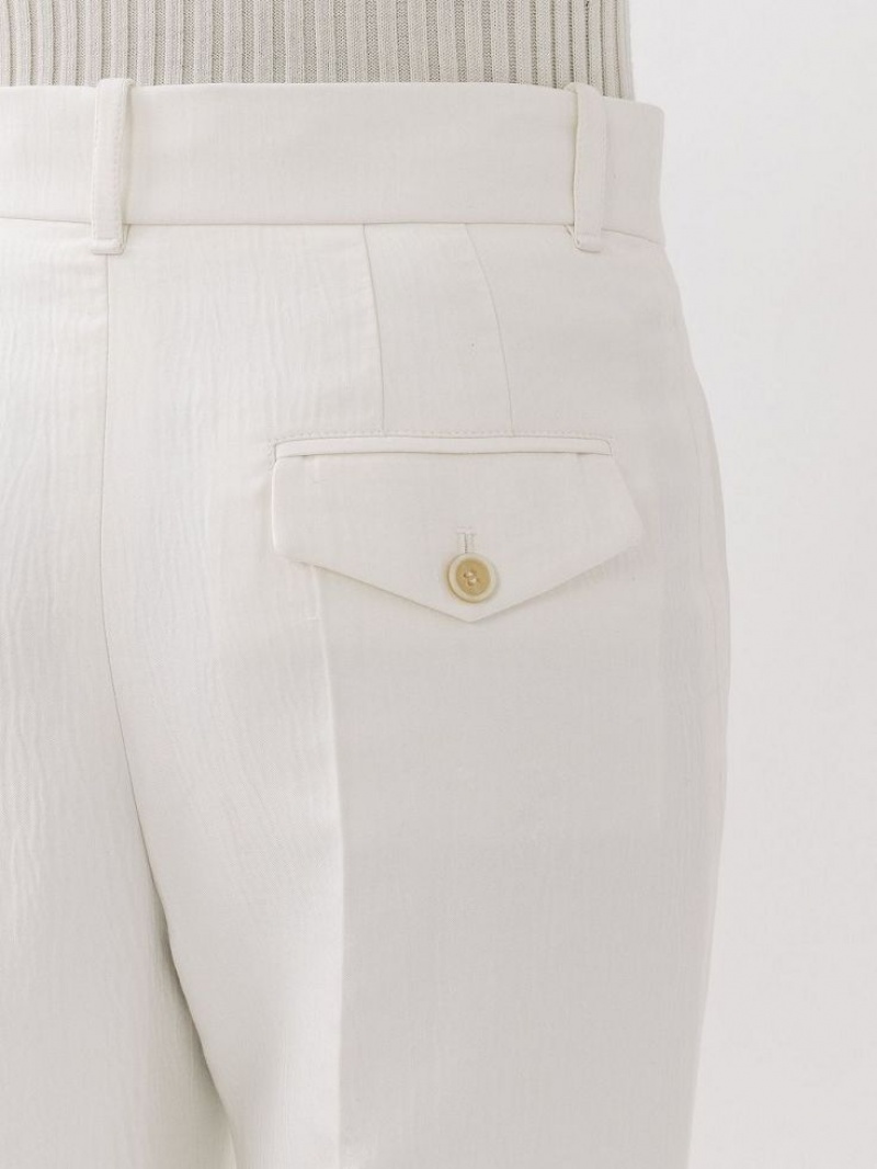 Chloe Flared Pants Buttercream | CHE-SR14003