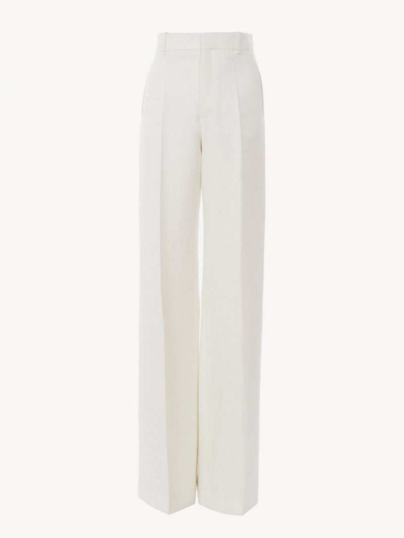 Chloe Flared Pants Buttercream | CHE-SR14003