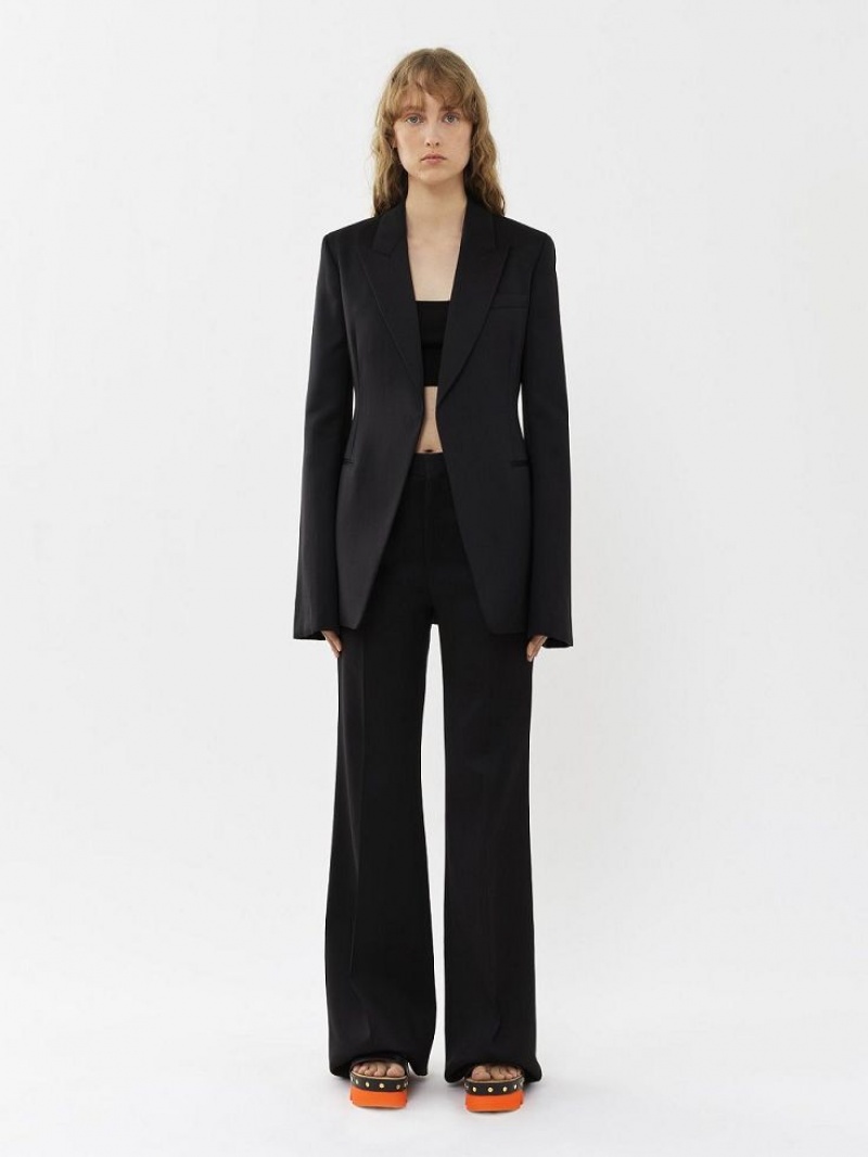 Chloe Flared Suiting Black | CHE-SR14070