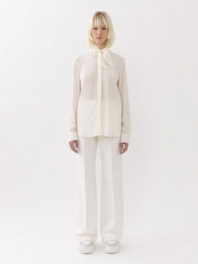 Chloe Flared Suiting Buttercream | CHE-SR14067