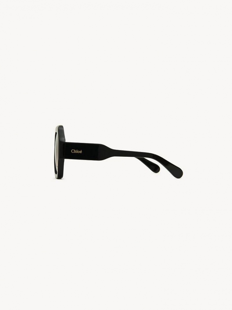 Chloe Gayia Sunglasses Black | CHE-SR14570