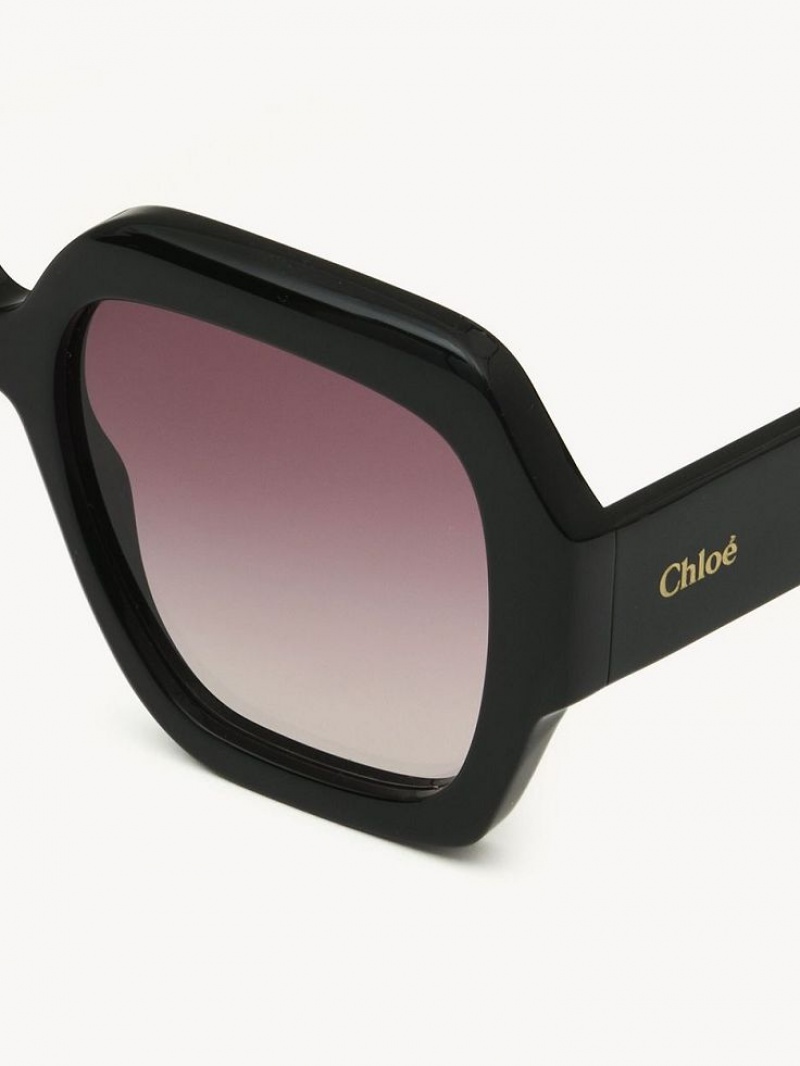 Chloe Gayia Sunglasses Black | CHE-SR14570