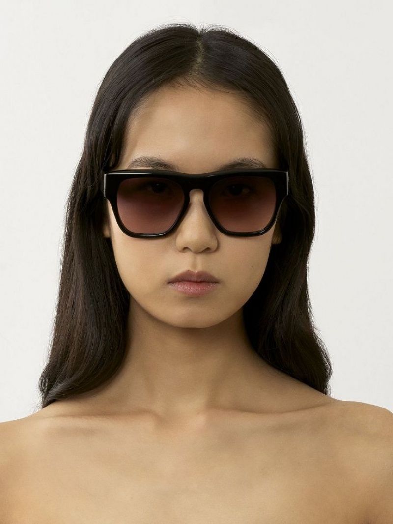 Chloe Gayia Sunglasses Black | CHE-SR14579