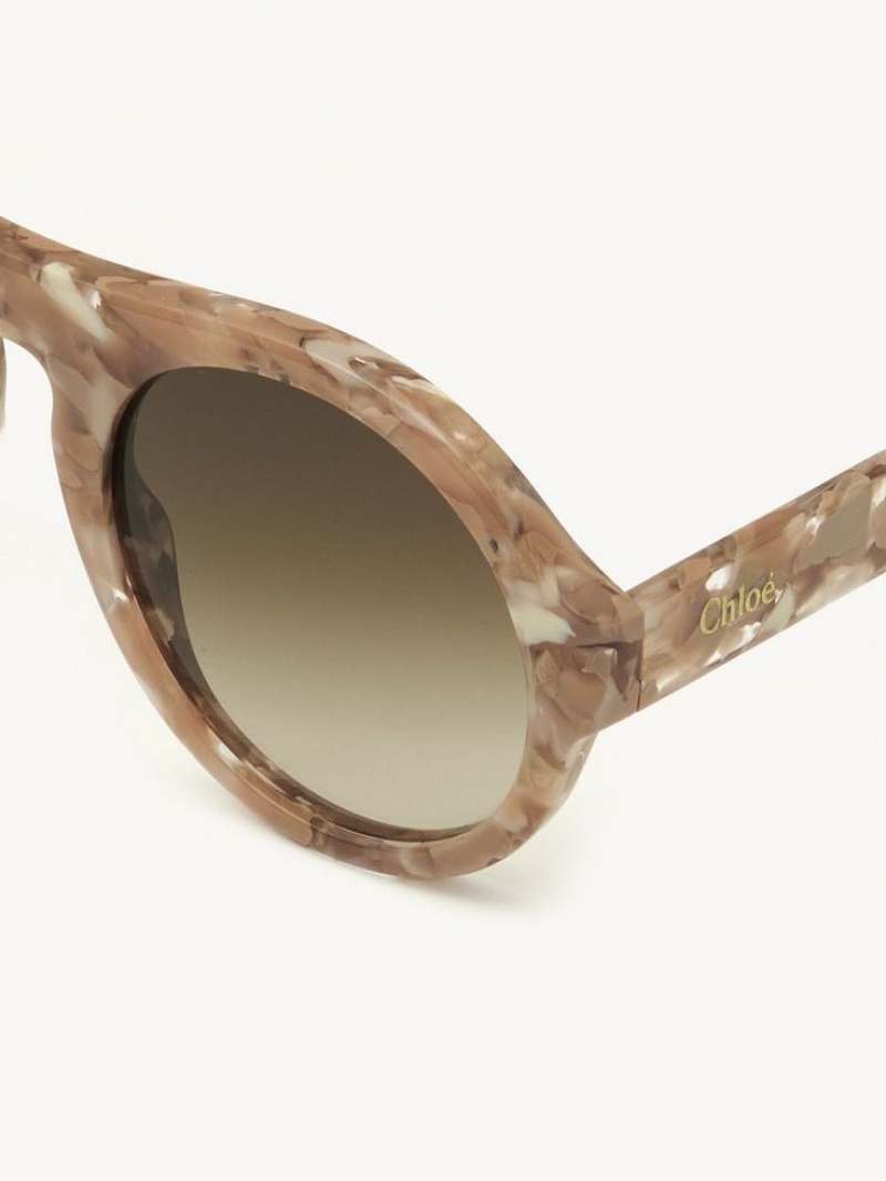 Chloe Gayia Sunglasses Blush Nude | CHE-SR14573