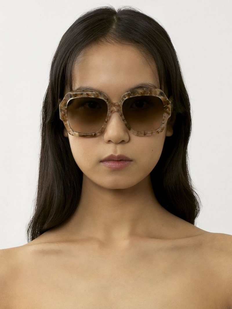 Chloe Gayia Sunglasses CRYSTAL BROWN | CHE-SR14575