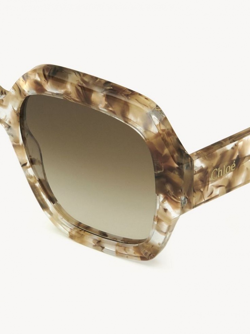 Chloe Gayia Sunglasses CRYSTAL BROWN | CHE-SR14575