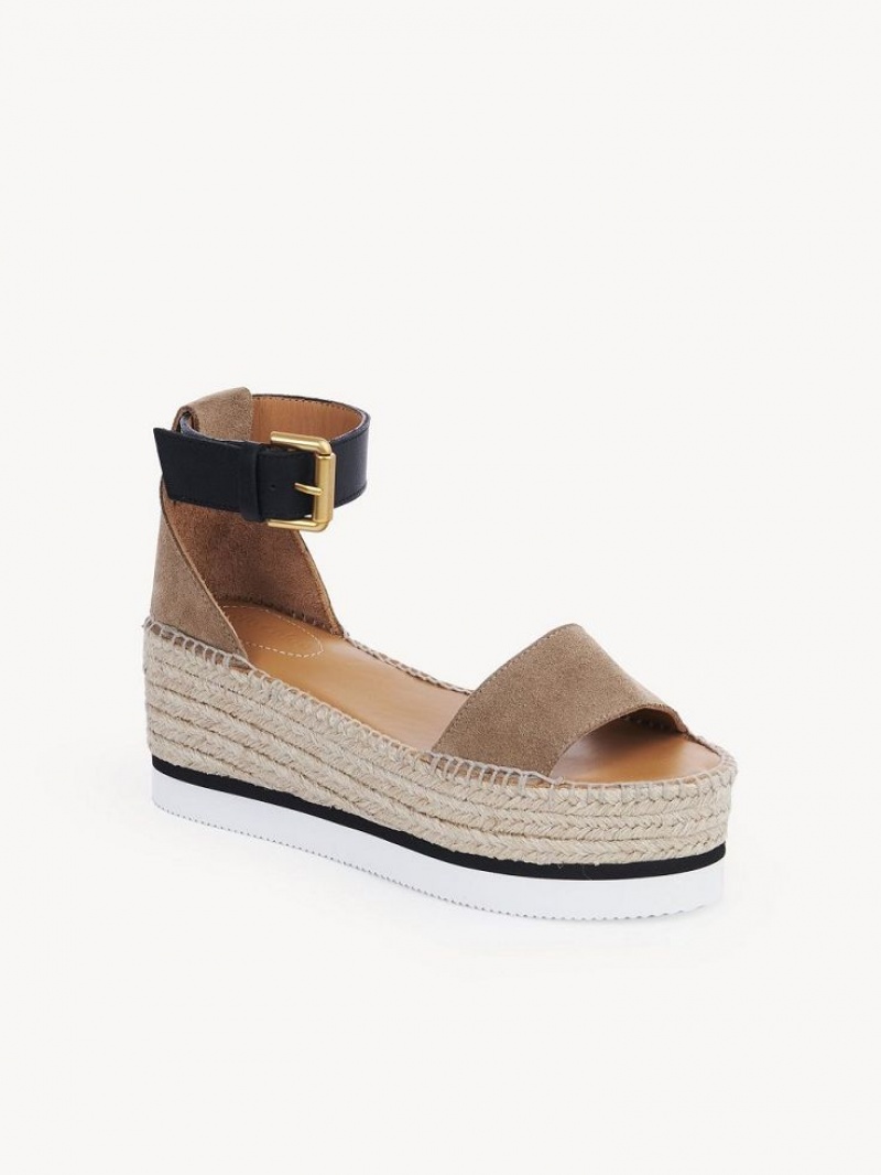 Chloe Glyn Espadrille Sandals FANGO 549 | CHE-SR14814