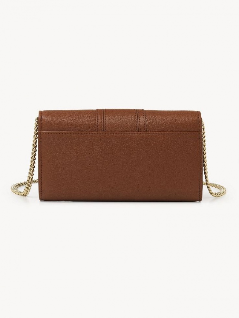 Chloe Hana Chain Long Wallets CARAMELLO | CHE-SR14914