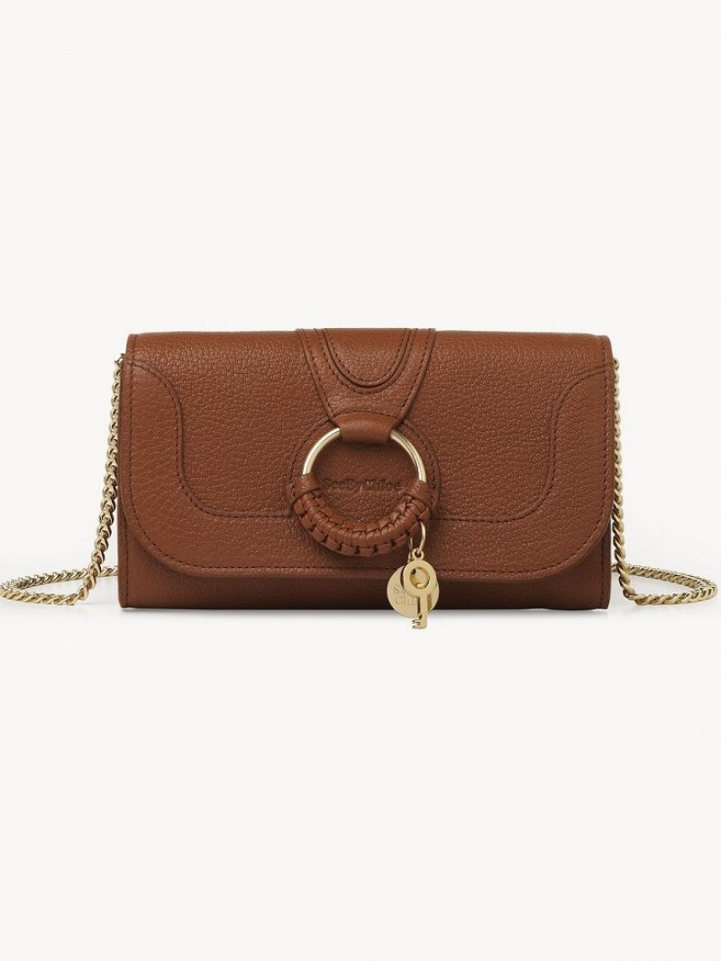 Chloe Hana Chain Long Wallets CARAMELLO | CHE-SR14914